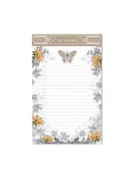 Papaya Legal Pad Paisley Butterfly