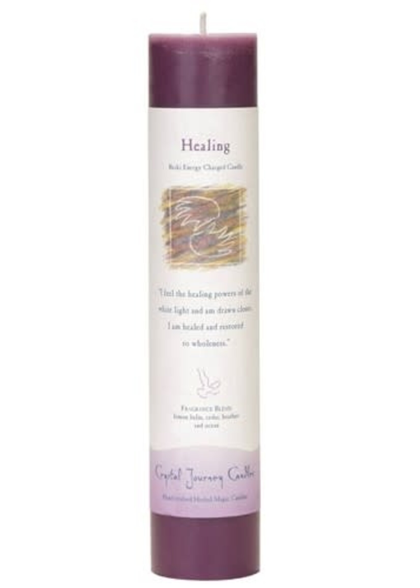 Crystal Journey Candle Pillar Healing