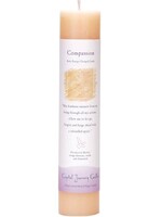 Crystal Journey Herbal Pillar Candle Compassion