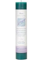 Crystal Journey Herbal Pillar Candle Peace