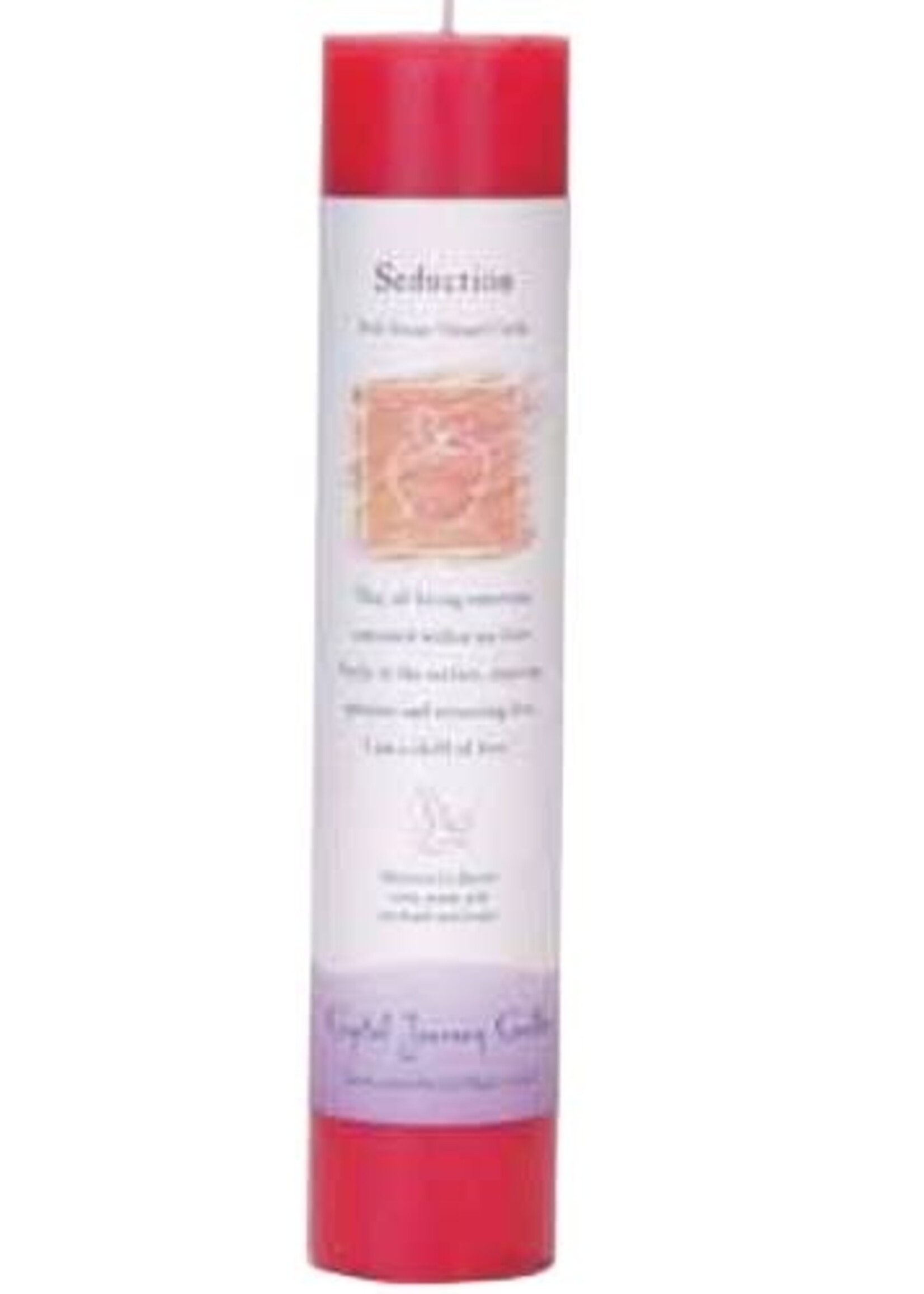 Crystal Journey Herbal Pillar Candle Seduction
