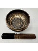 Mantra Singing Bowls Ganesh Carving 4.5"