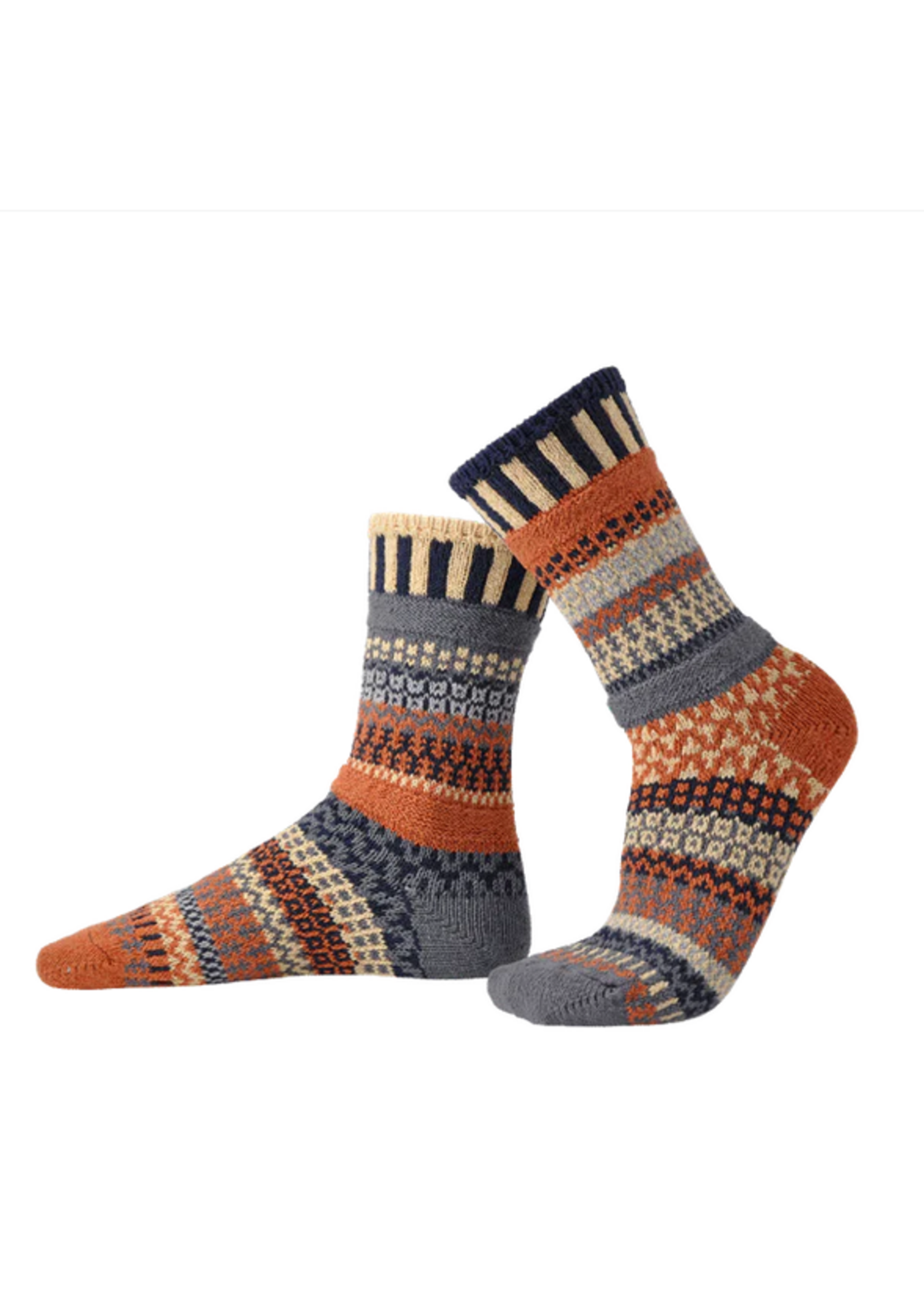 Solmate Socks Nutmeg Socks Adult Crew Sm