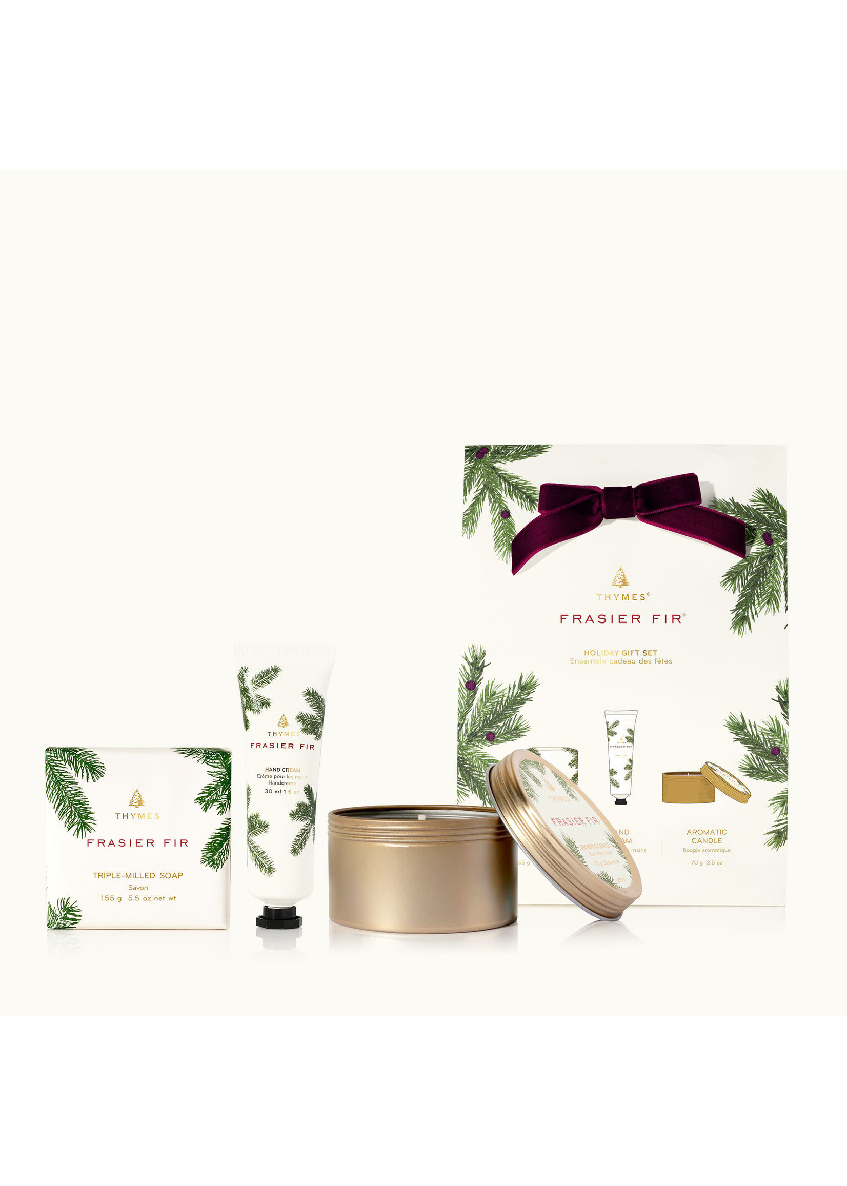 Frasier Fir Holiday Gift Set Soap, Hand Cream, Candle