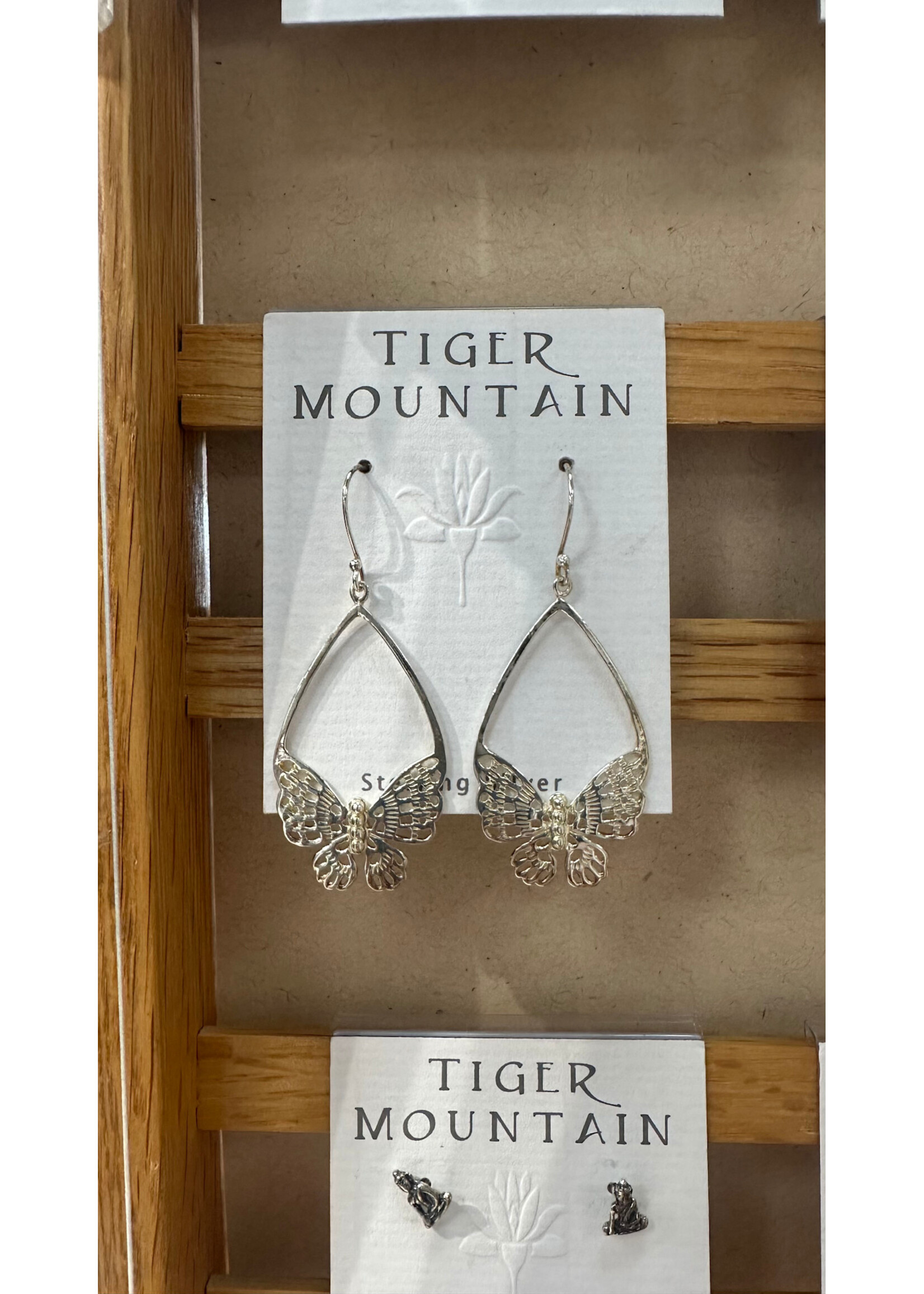 Earrings Extended Wing Butterfly