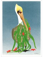 Cane Creek Card XMAS Brown Pelican with Seaweed
