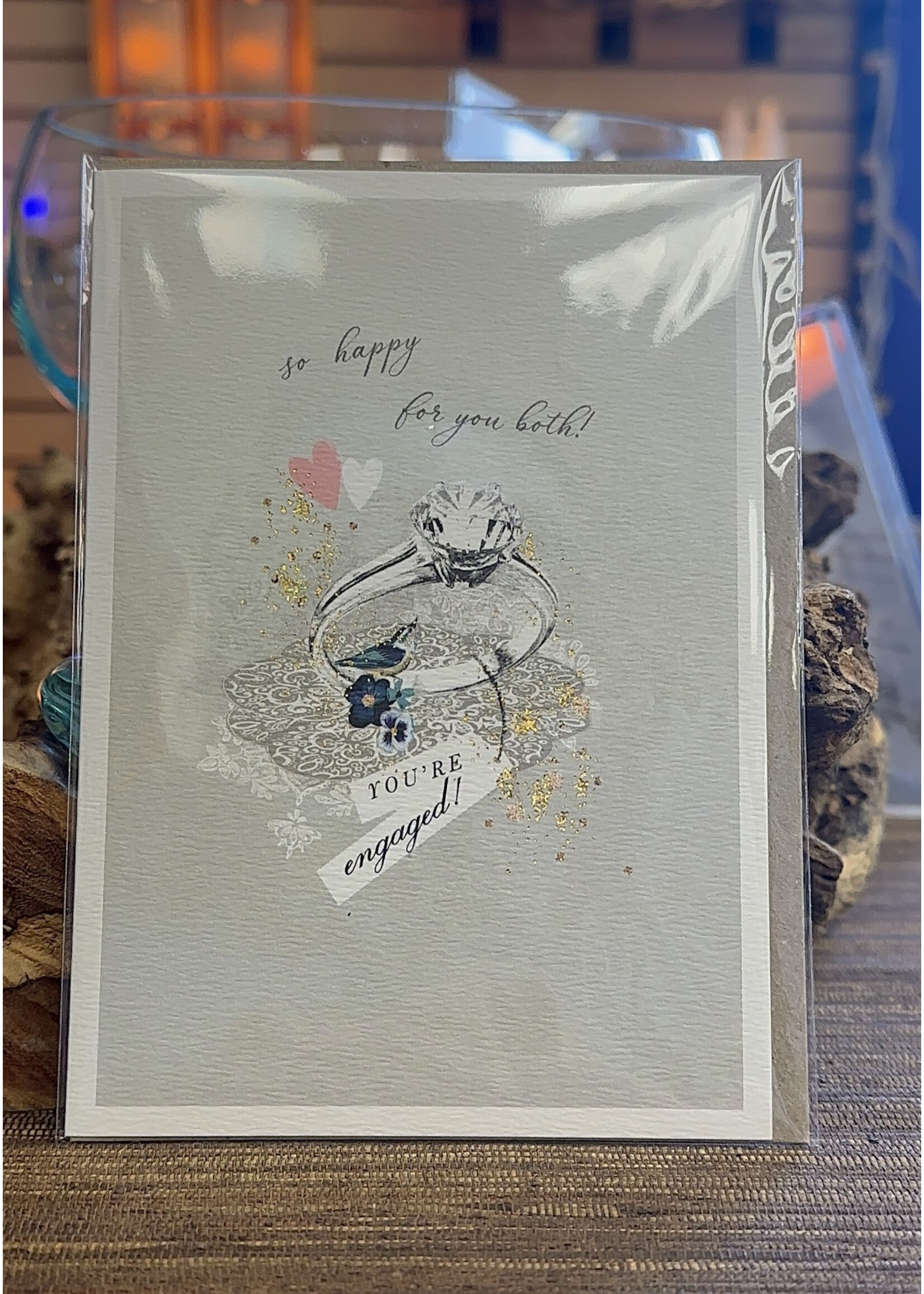 Card  WED Engagement Ring - Disc