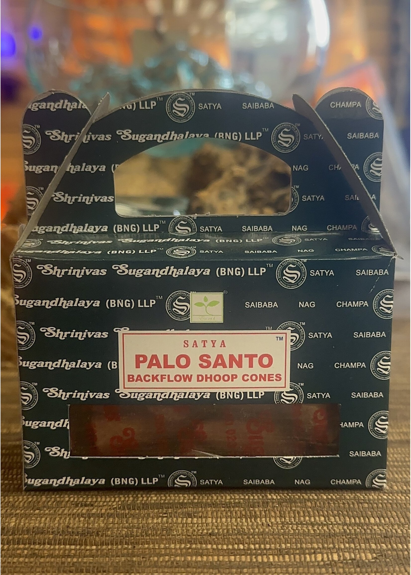 Satya  Palo Santo Backflow Dhoop Cones