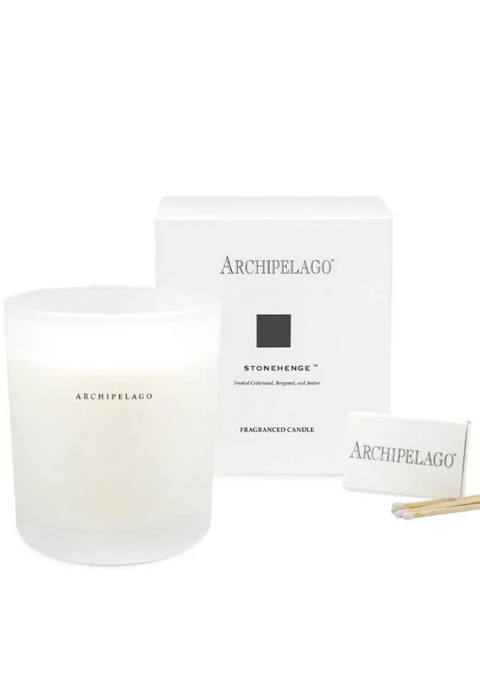 Candle Boxed Stonehenge Smoked Cedarwood, Bergamot and Amber 10oz