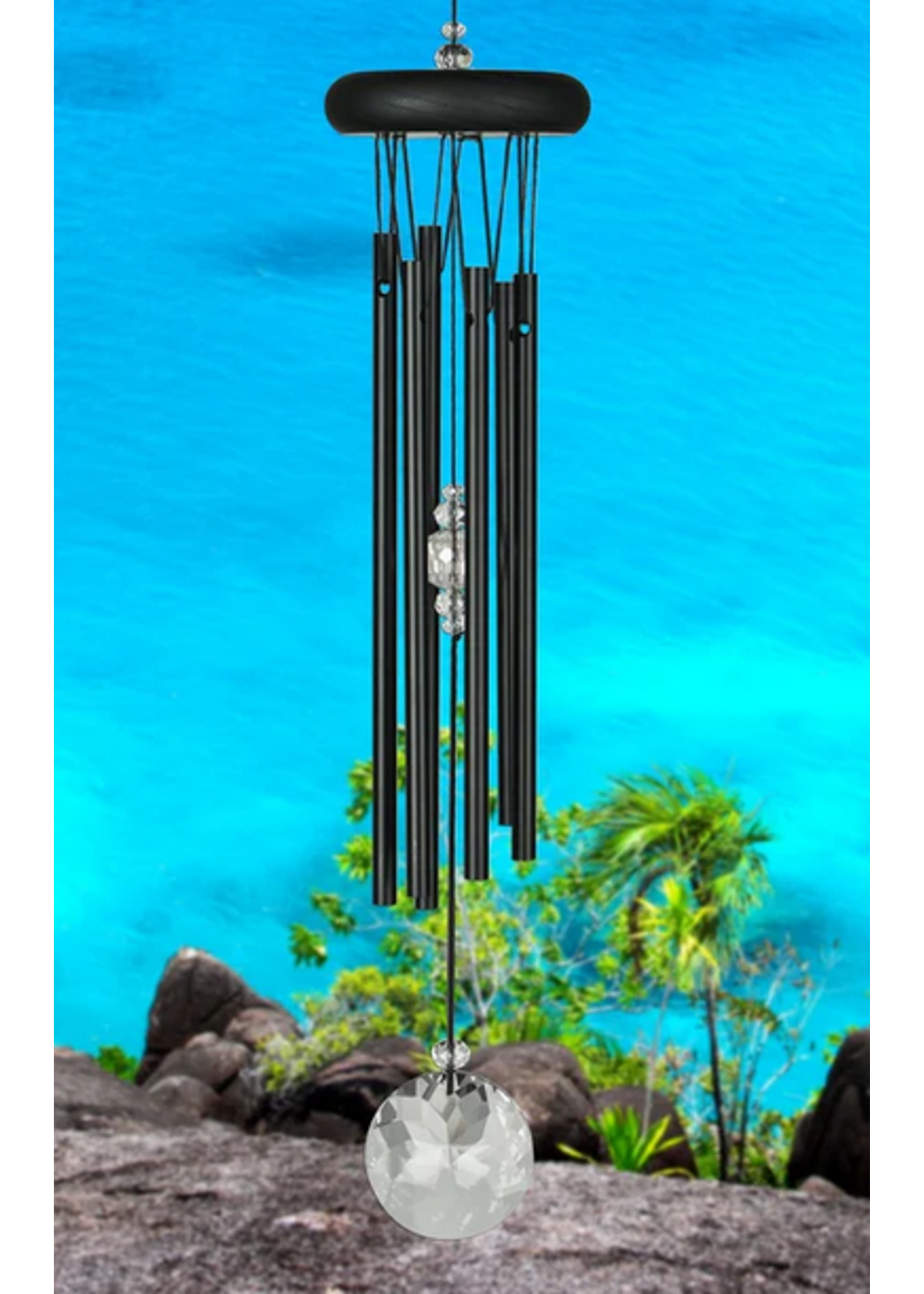 Chime Crystal Meditation Silver