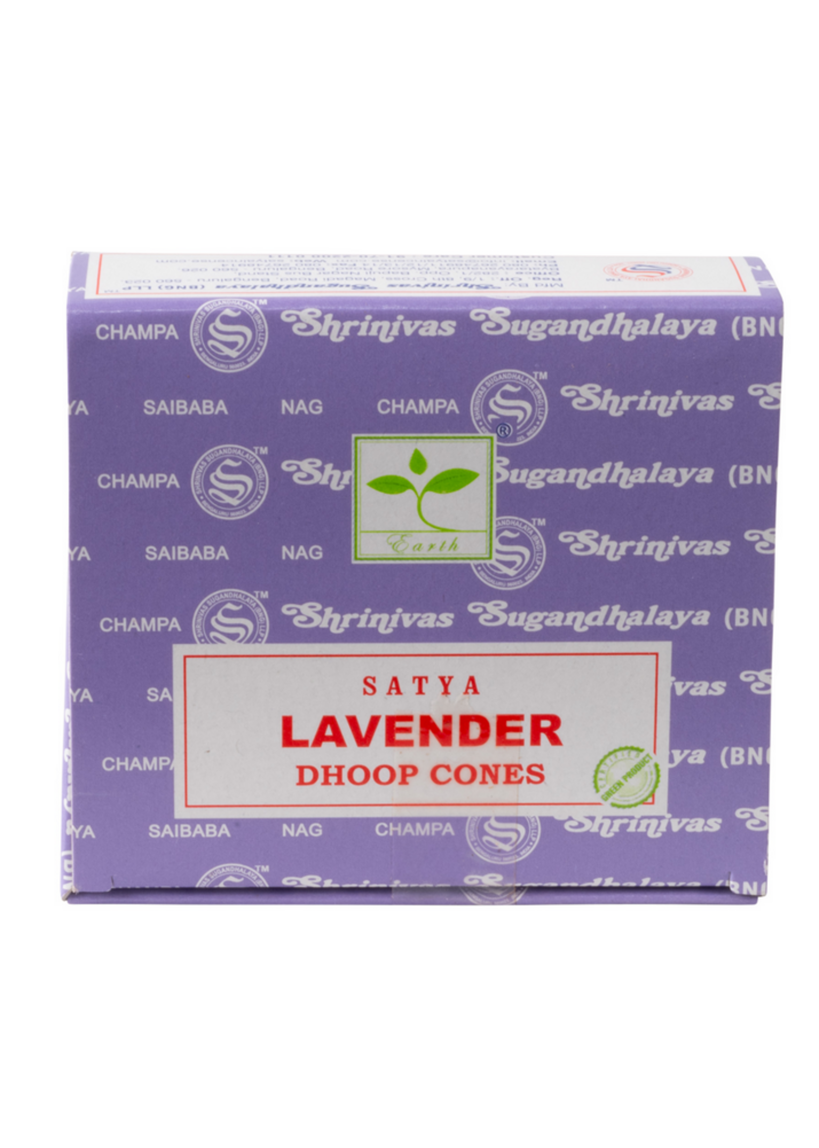 Satya Lavender Backflow Dhoop Cones