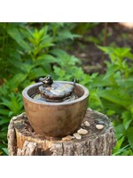 Foreside Sparrow On Leaf Fountain