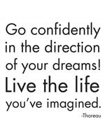 Quotable  Magnet Go Confidently