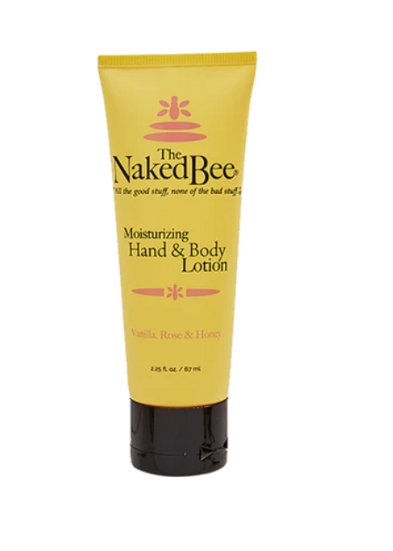 Naked Bee Hand & Body Lotion Vanilla, Rose & Honey 2.50 oz