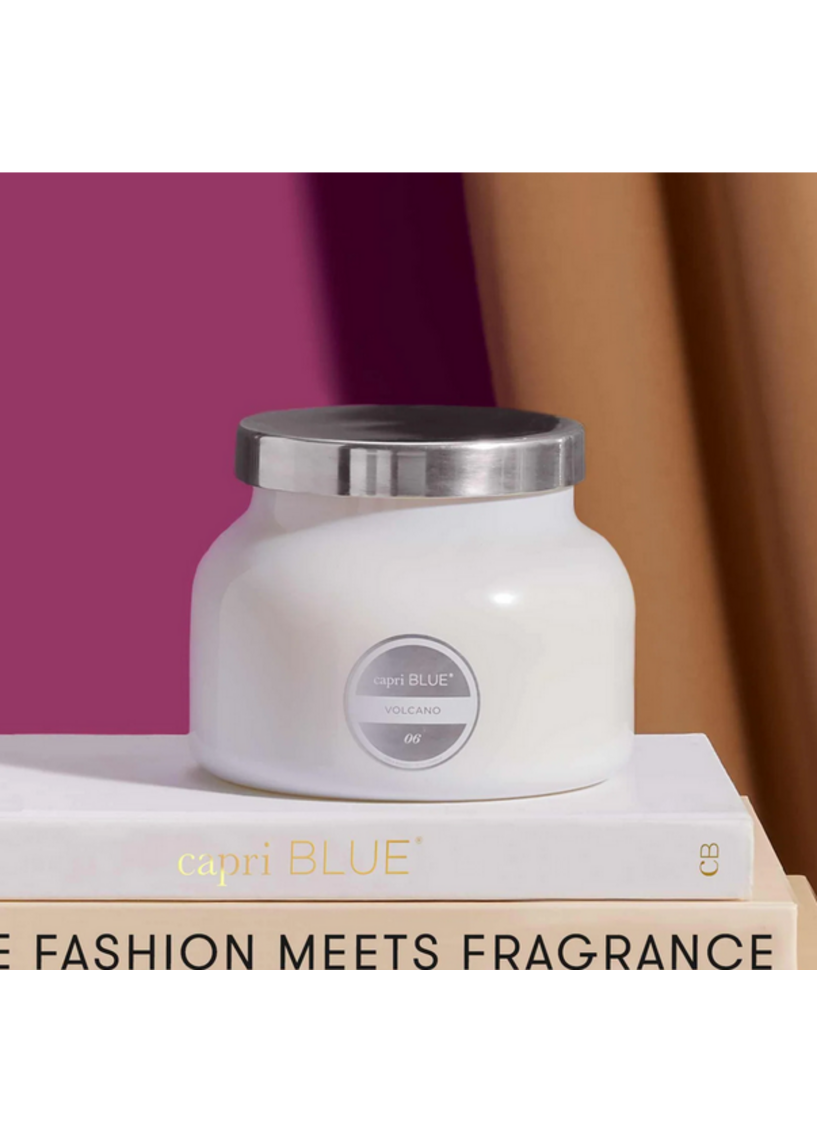 Capri Blue Volcano Signature White Petite Jar Candle 8oz