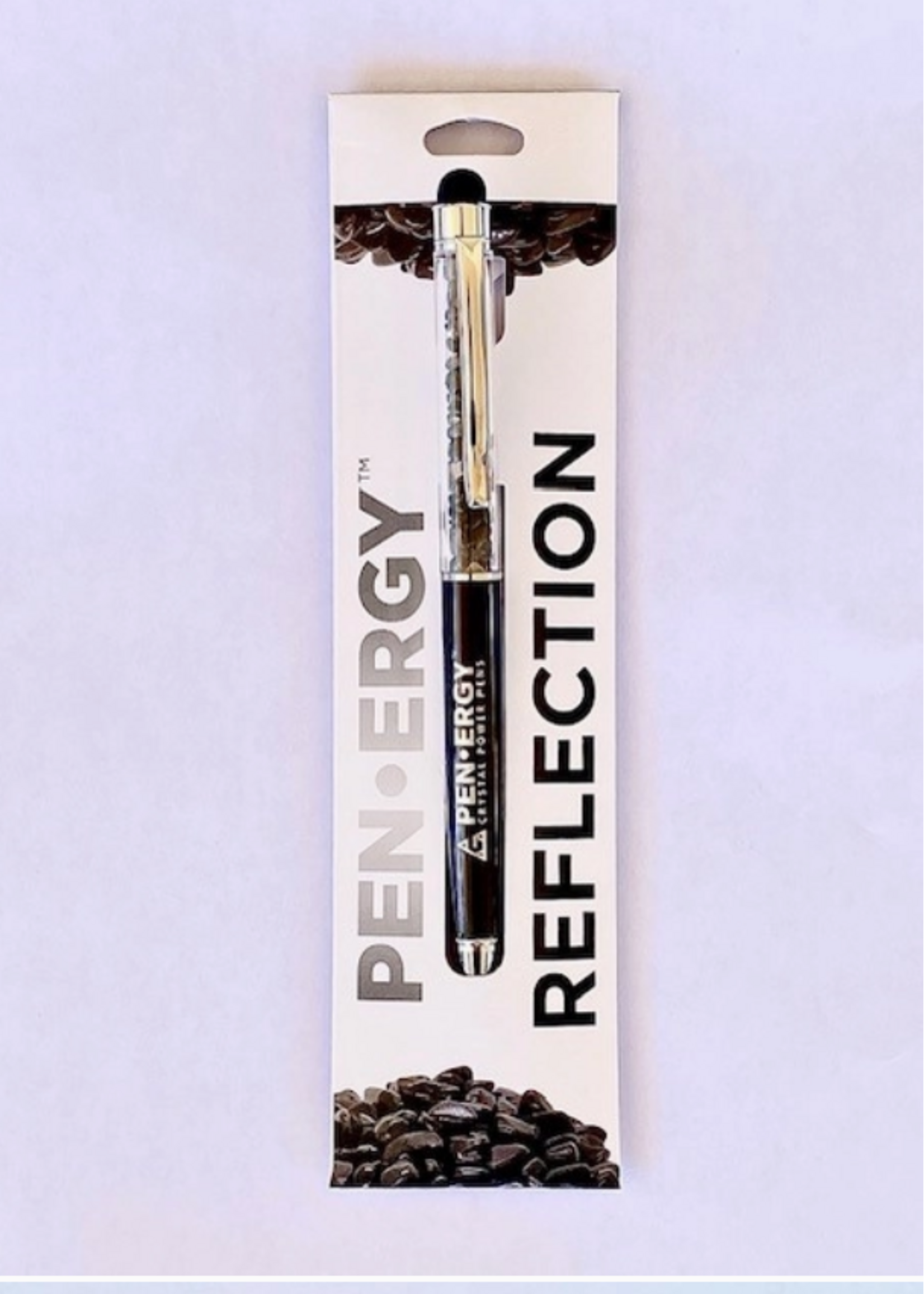 PEN - ERGY Crystal Power Pens Obsidian Reflection