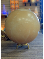 Orange Calcite Sphere Large