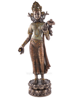 TopLand Trading Statue Buddha Standing Tara