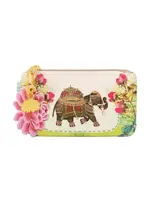 Papaya Coin Purse Fancy Elephant 5"x 3"