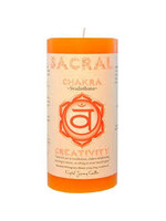 Candle Pillar Sacral Chakra