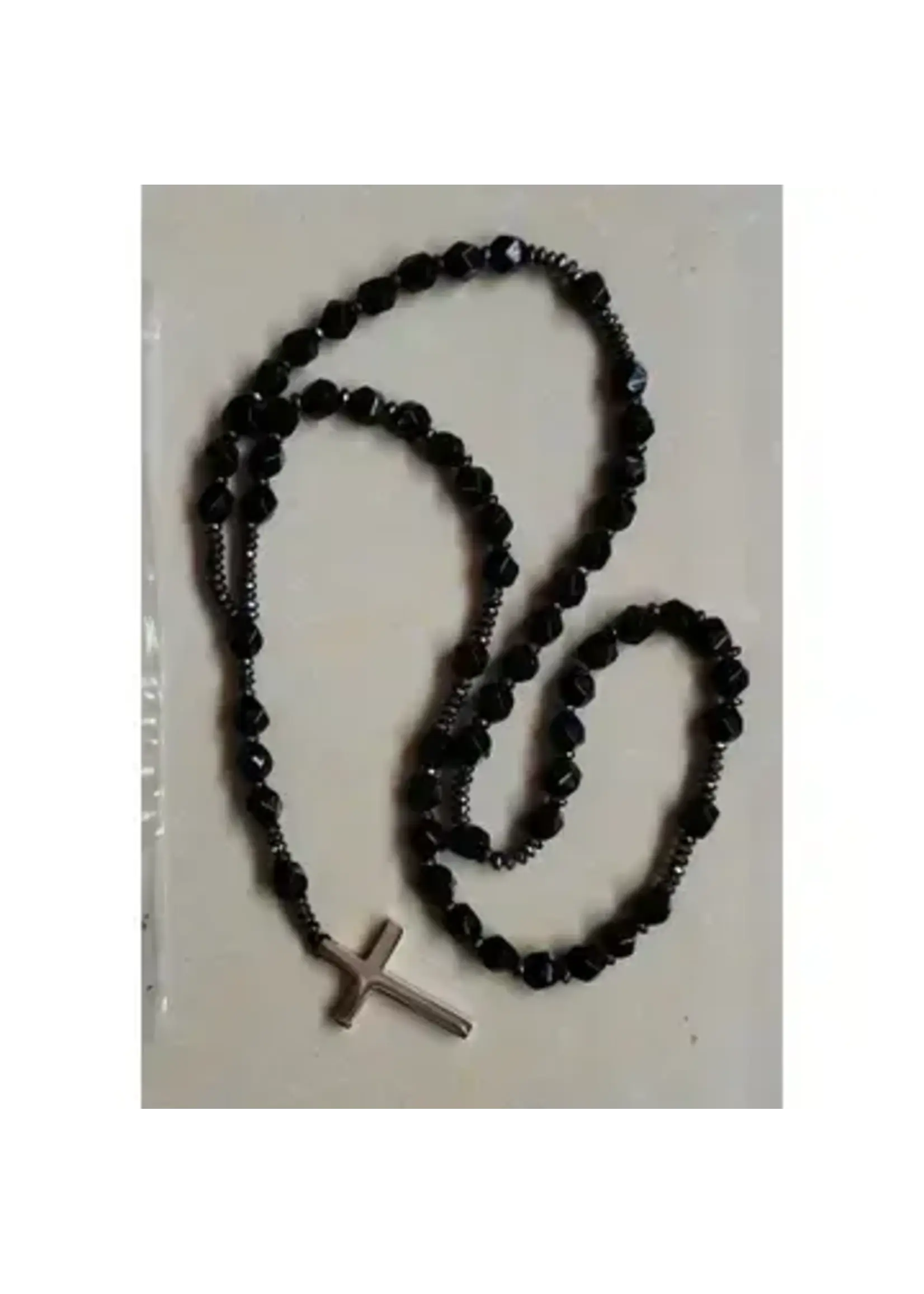 Rosary Prayer Beads Black Tourmaline 8mm