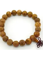 Bracelet Mala Prayer Phoenix Tail Wood 10mm