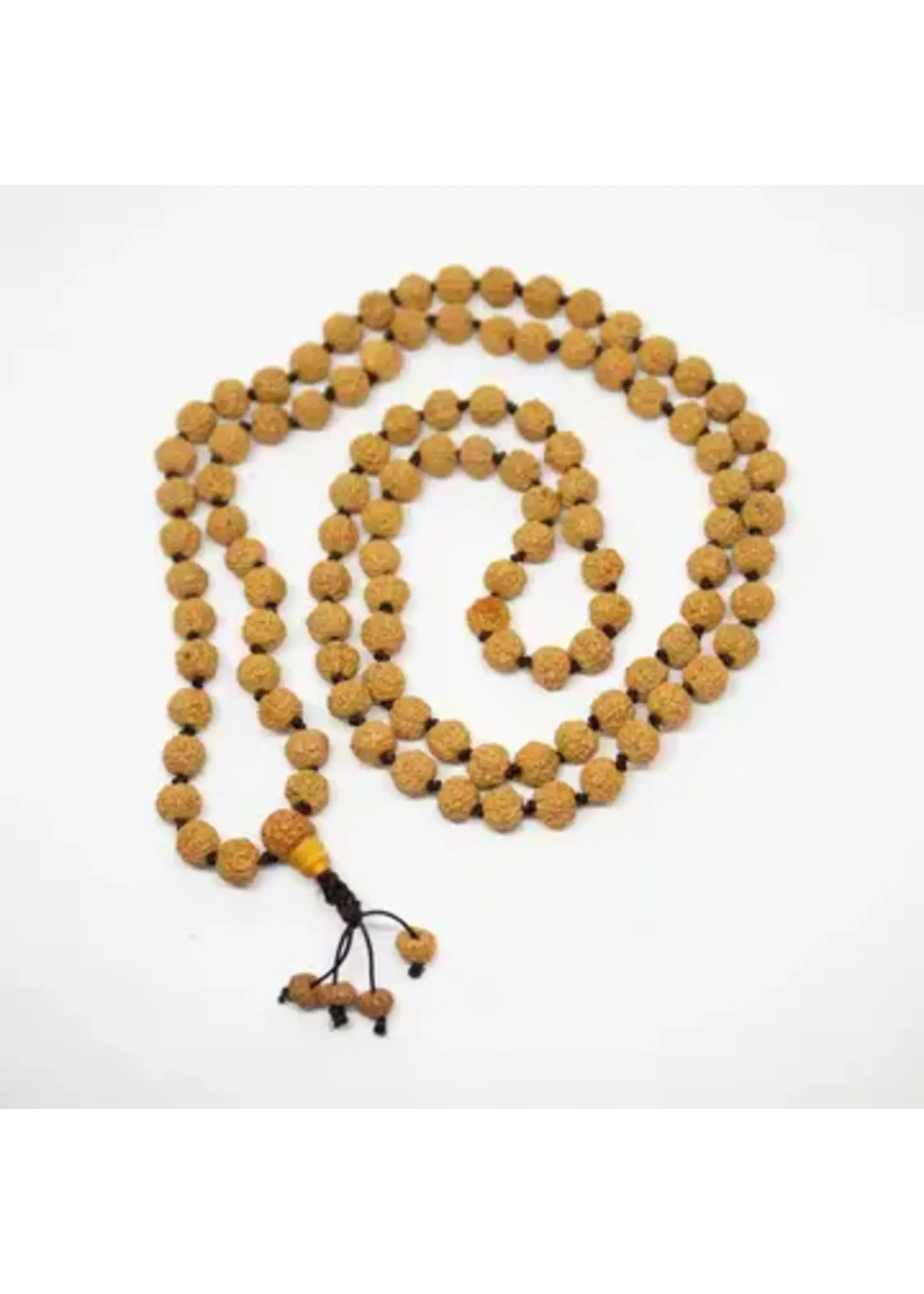 Mala Prayer Rudraksha 108 knotted beads