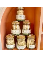 Apothecary Matches Jar Light Me Up
