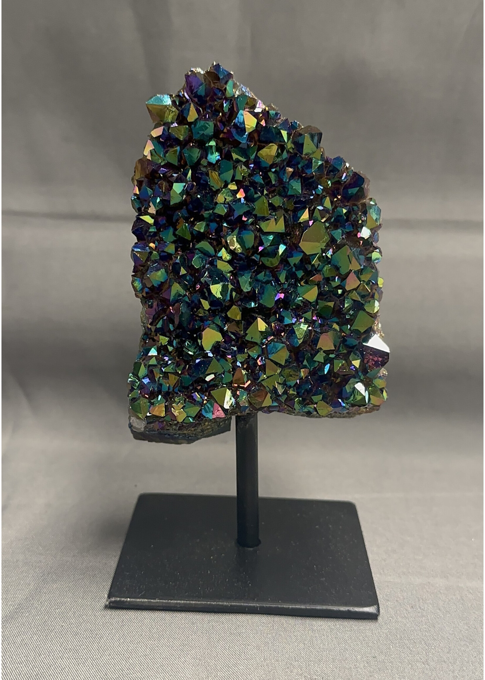 Titanium Druzy on Stand