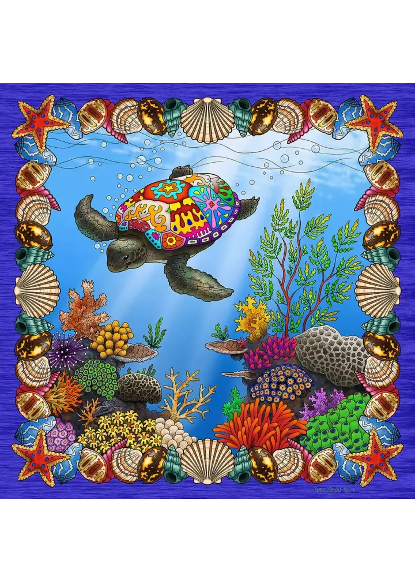 Puzzle Psychedelic Turtle 500 pc