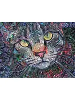Puzzle Psychedelic Kitty Cat 1000 pc