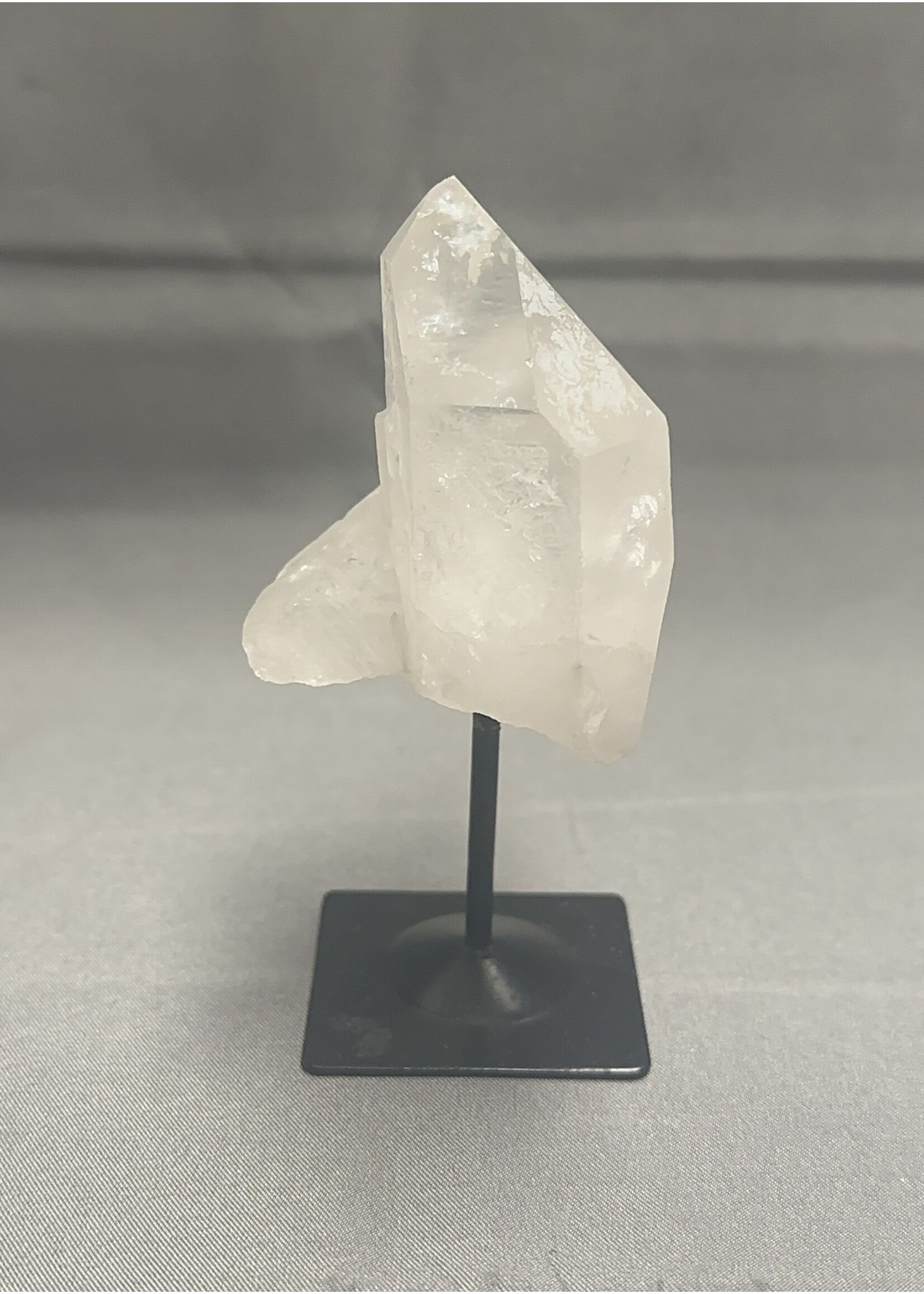 Clear Quartz on Pin Stand