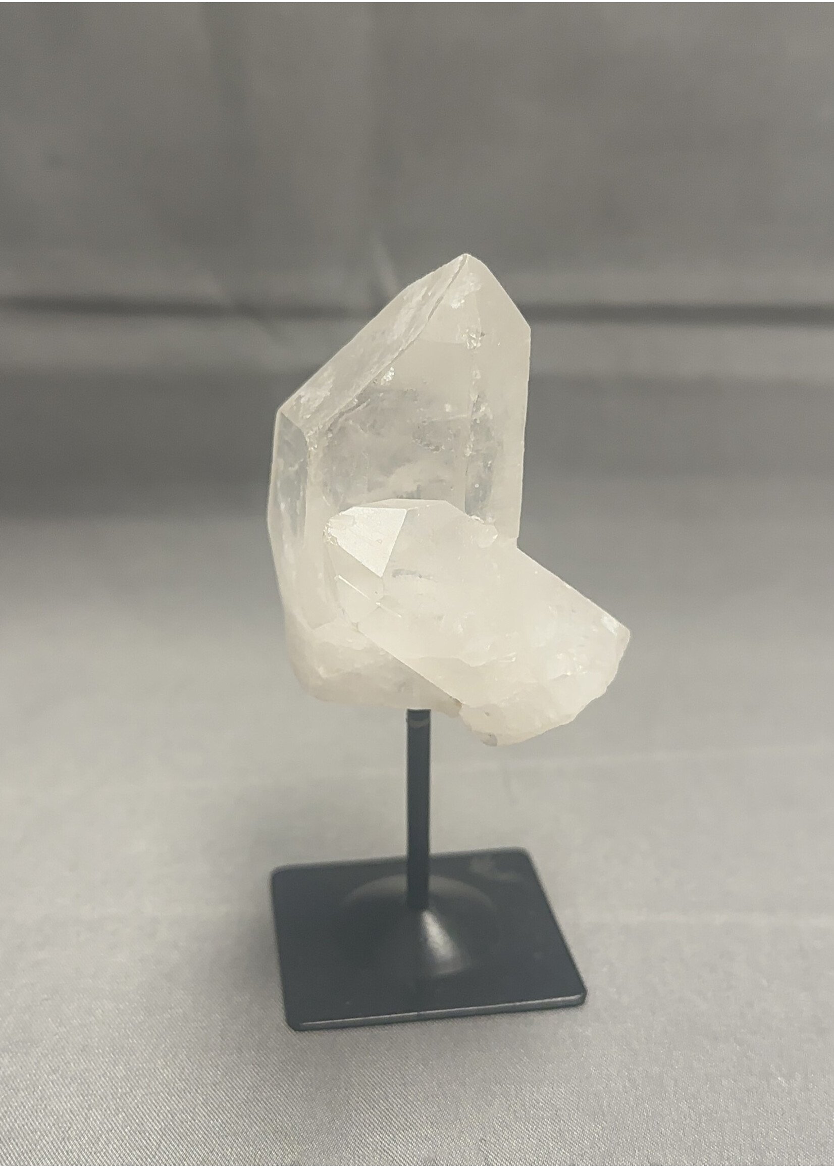 Clear Quartz on Pin Stand