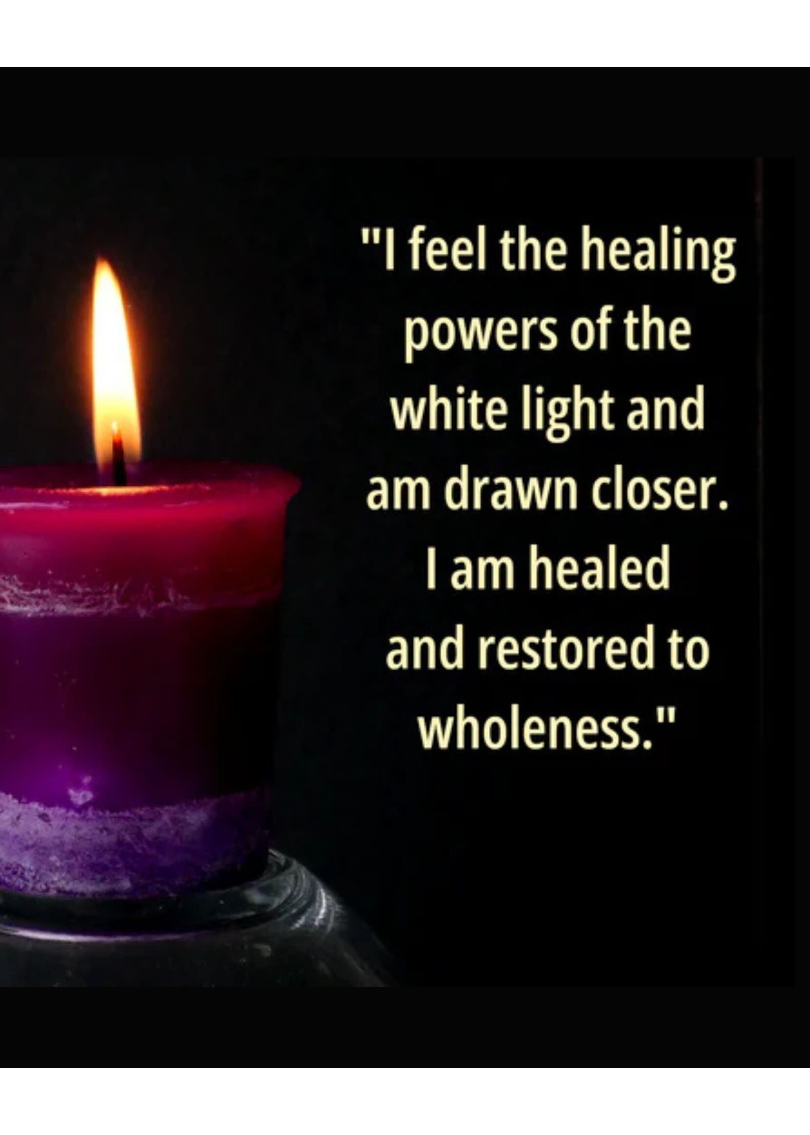 CJ Candle Votive Herbal Magic Healing