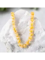 Necklace Raw Honey Amber Baltic 18"