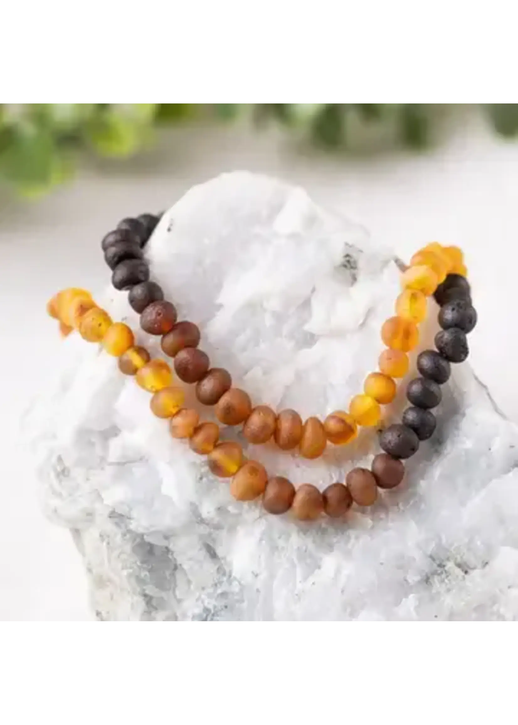 Necklace Raw Ombre Baltic 18"