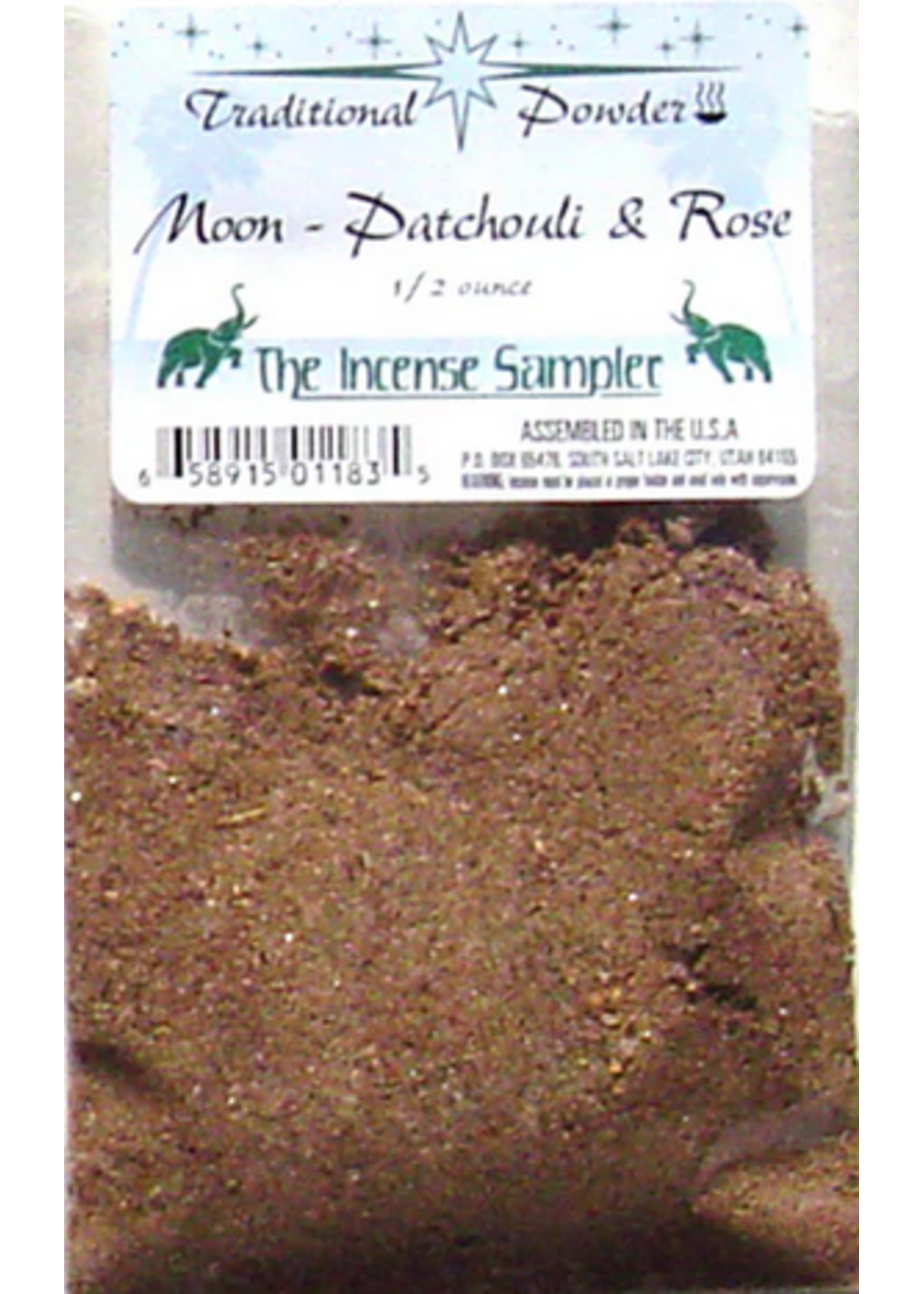 Resin Moon Patchouli and Rose 1/2 oz