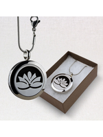 Necklace Aromatherapy Locket Classic Lotus