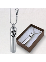 Necklace Aromatherapy Pendulum Locket - Om