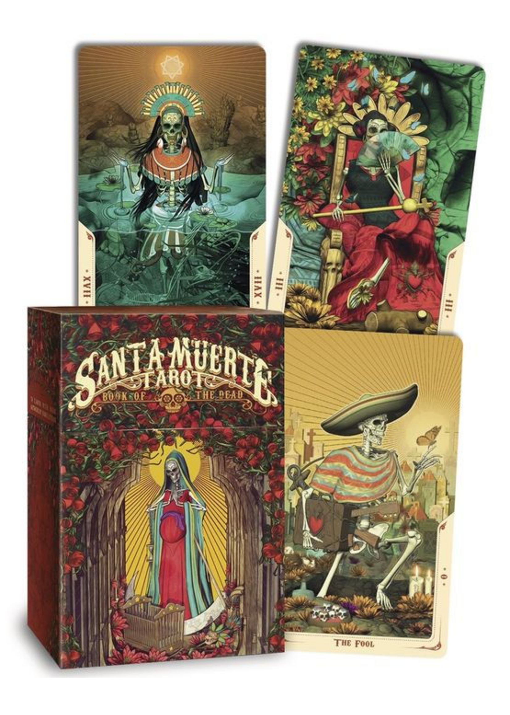 Deck Santa Muerte Tarot Cards with book