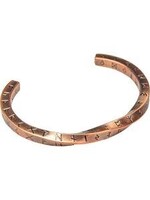 Bracelet Stainless Steel Viking Twist Bracelet - Nordic Runes Copper