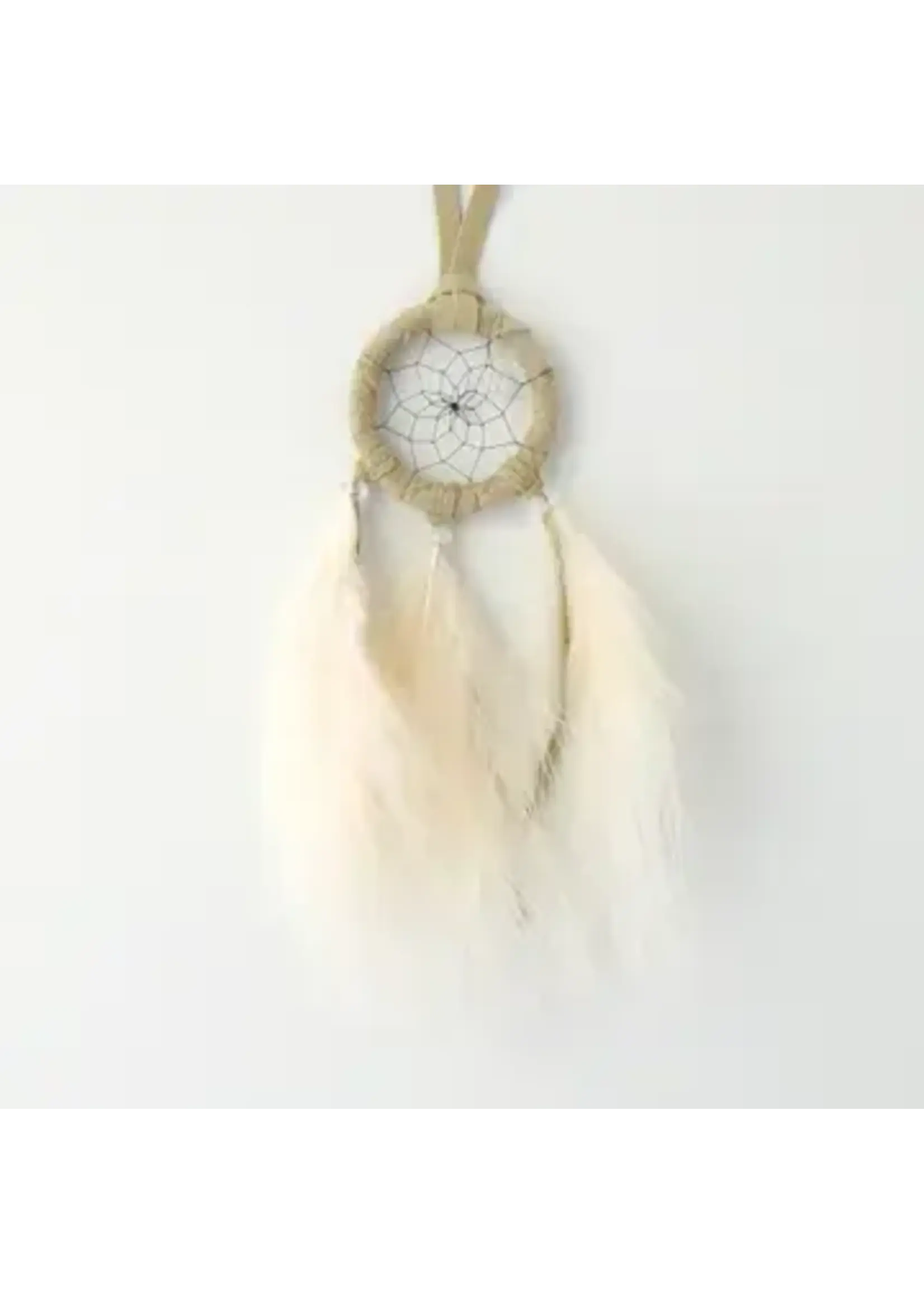 Dream Catcher Tan Fluffy 1.5"