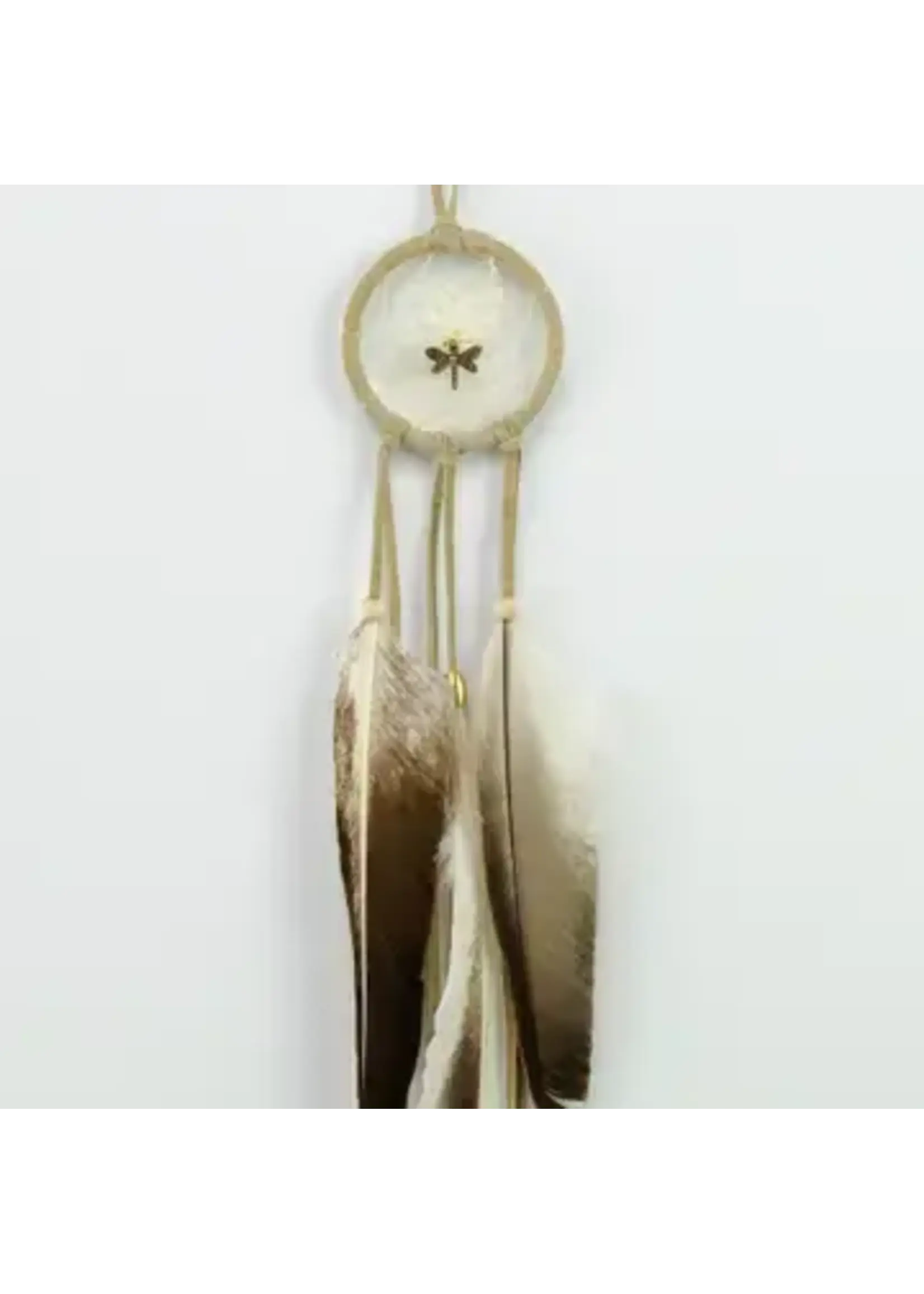 Dream Catcher Woodland with Dragonfly Charm 2"