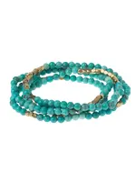 Bracelet/Necklace Stone of the Sky Turquoise Gold