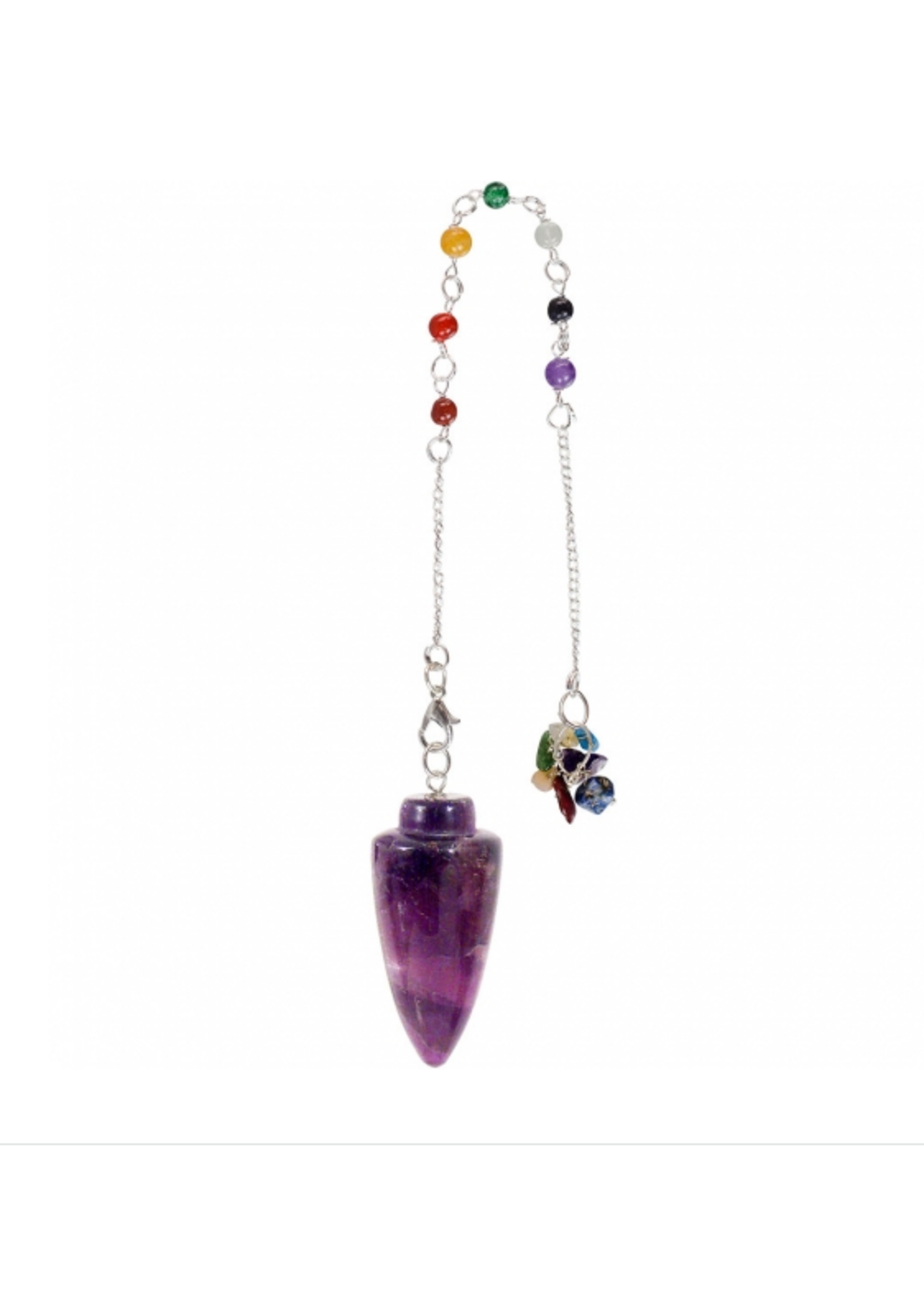 Pendulum Chakra Curved Amethyst