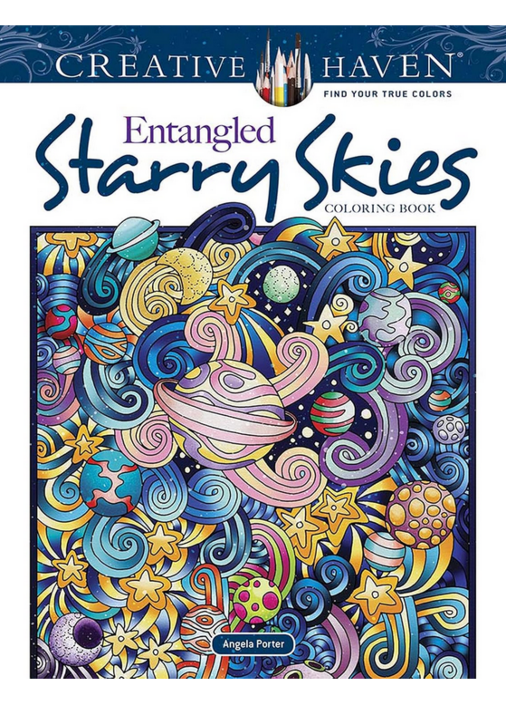 Creative Haven Entangled Starry Skies Coloring Book