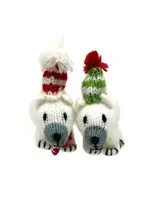 Ornament Polar Bear In Hat