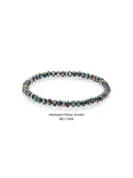Mini Crystal Bracelet Harlequin with Silver Accents