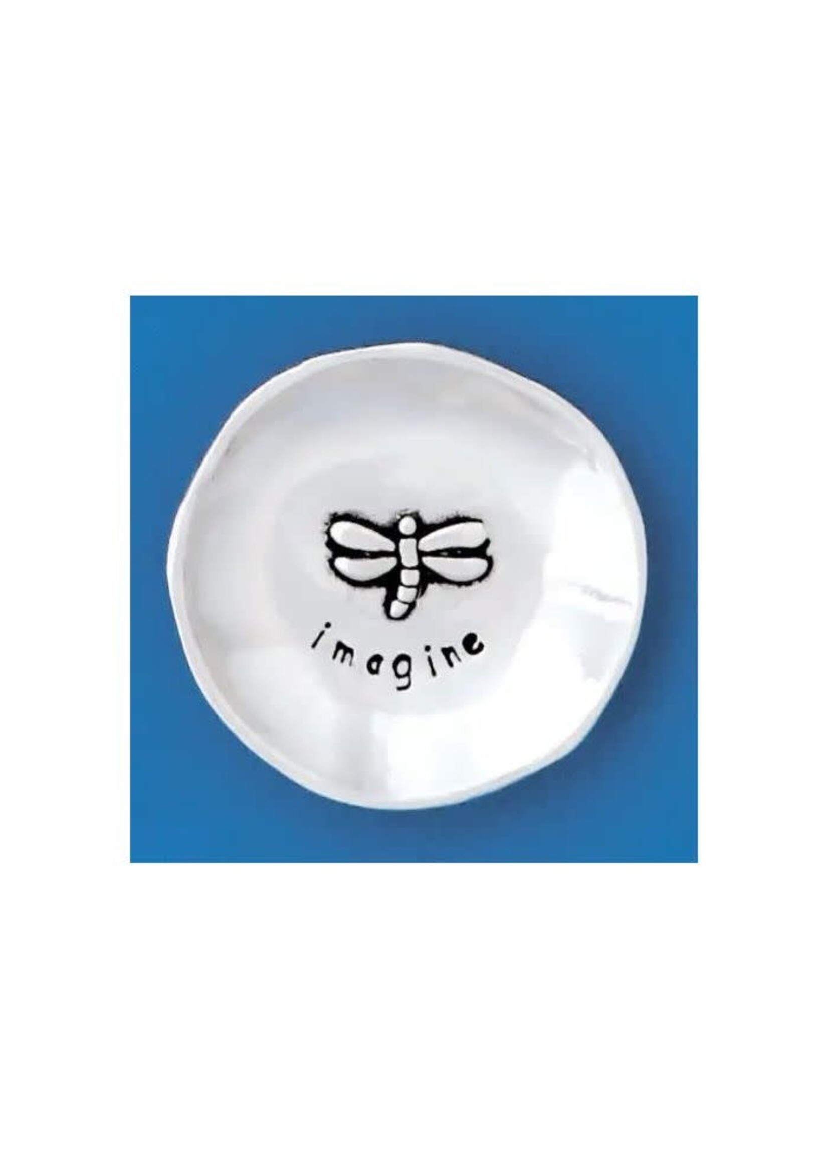 Charm Bowl Pewter Dragonfly Imagine