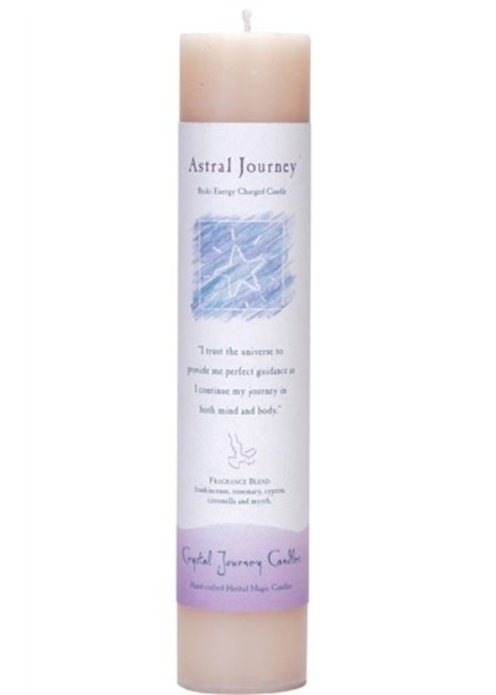Candle Herbal Pillar Astral Journey